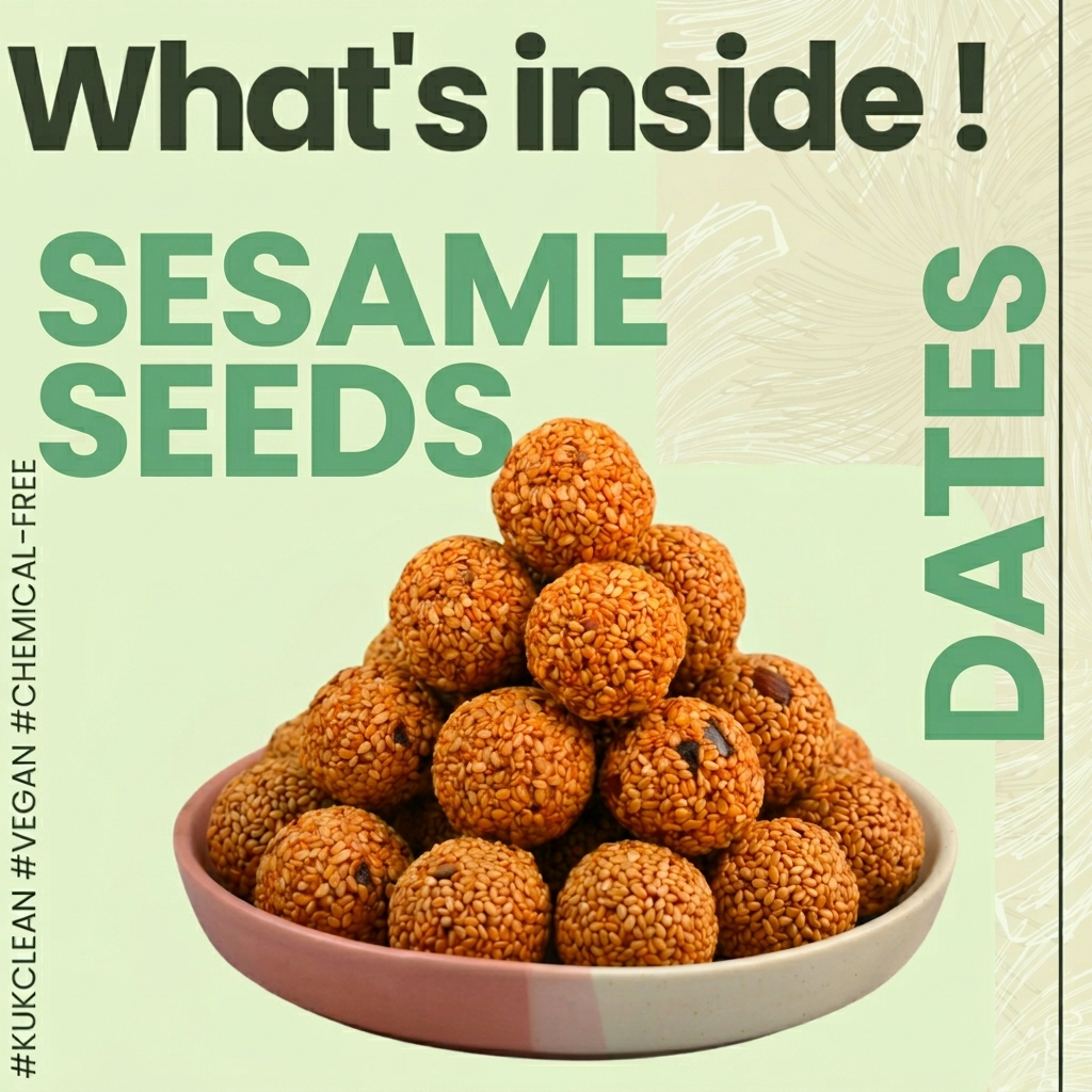 Sesame Fiber Laddu (10 pcs ~200 gms)