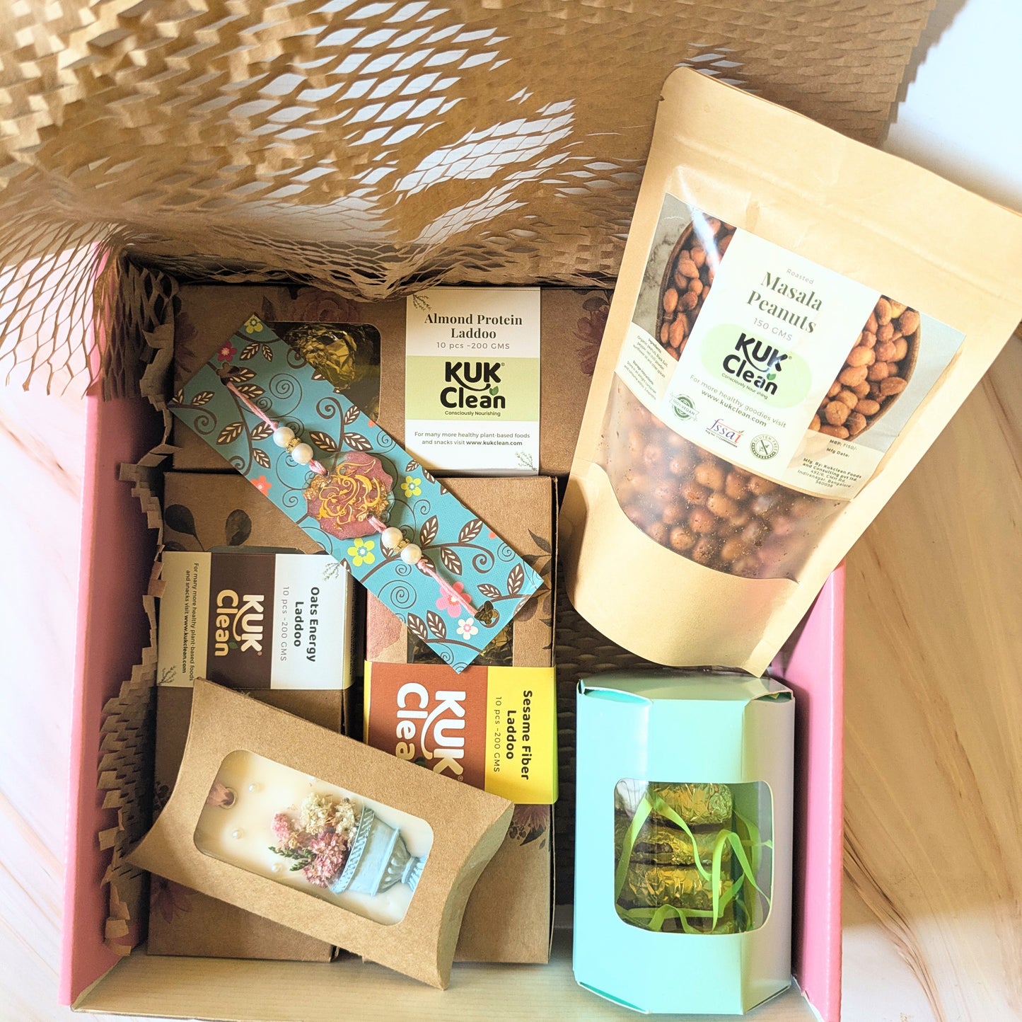 Divine Rakhi Hamper | 7 Goodies
