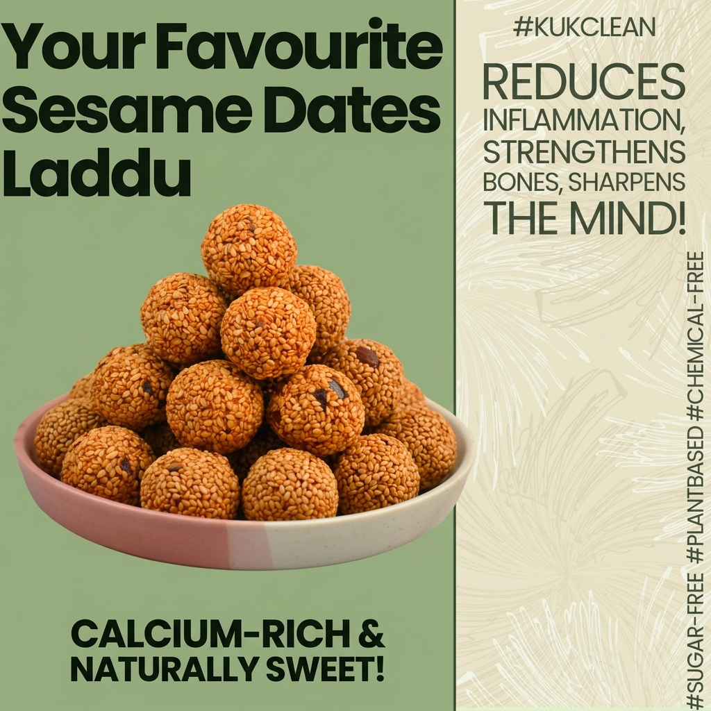 Sesame Fiber Laddu (10 pcs ~200 gms)