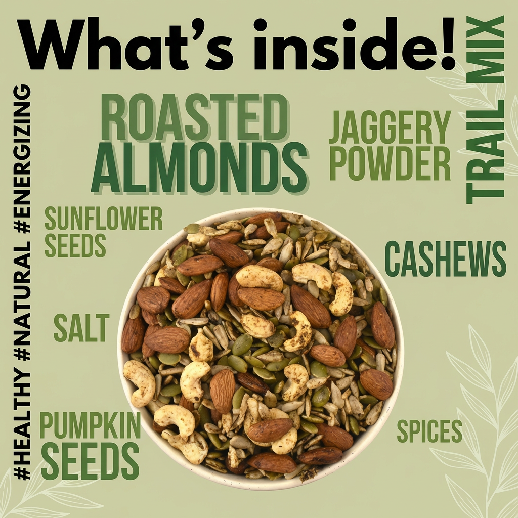 Premium Nuts & Seeds Trail Mix (100 gms)